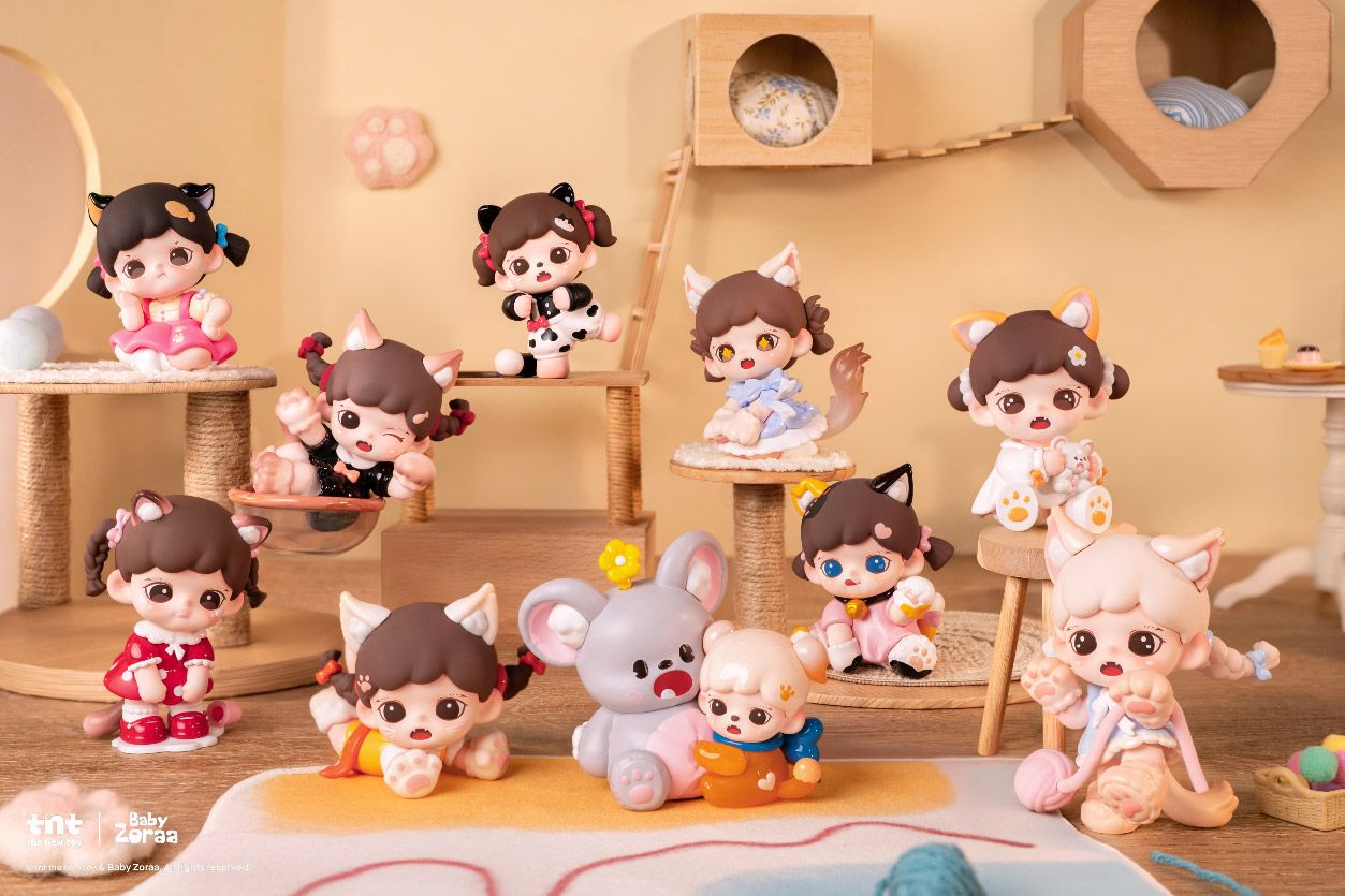 預購!【tnt】Zoraa貓顏社mini系列（9款+1隱藏）