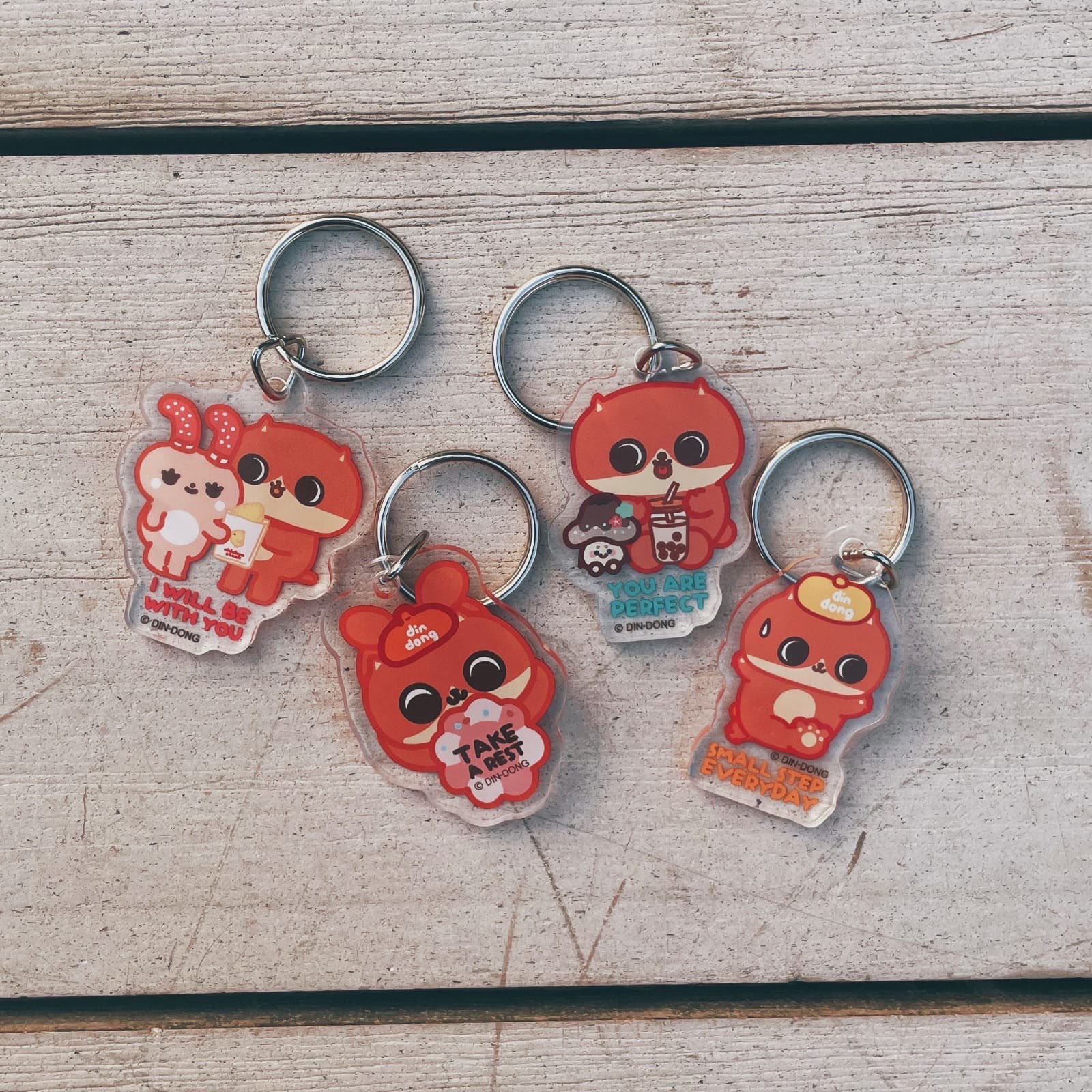 【DinDong】癲噹貓 激勵系列 心語鎖圈