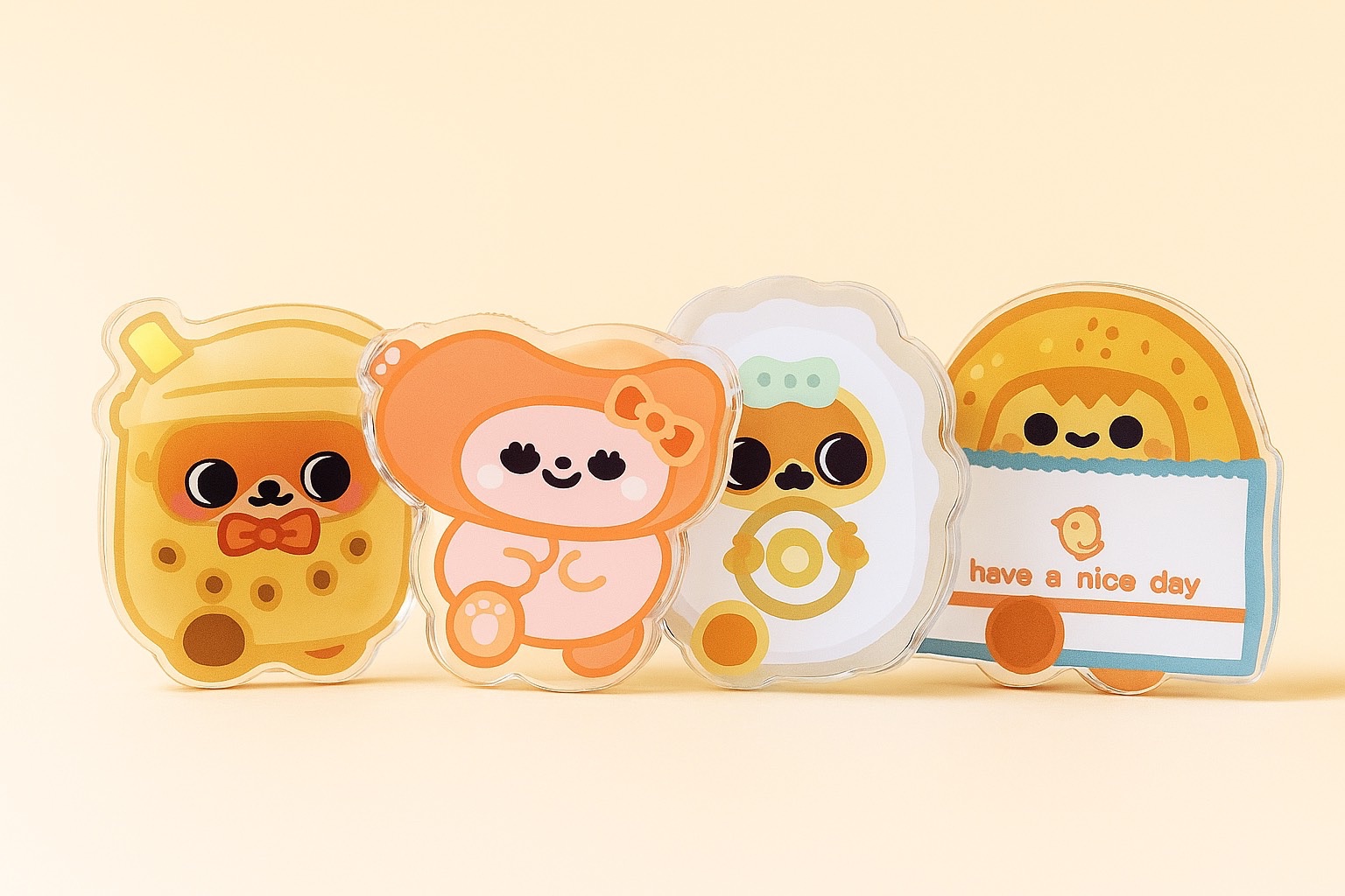 【DinDong】癲噹貓 夜市系列 手機支架盲包