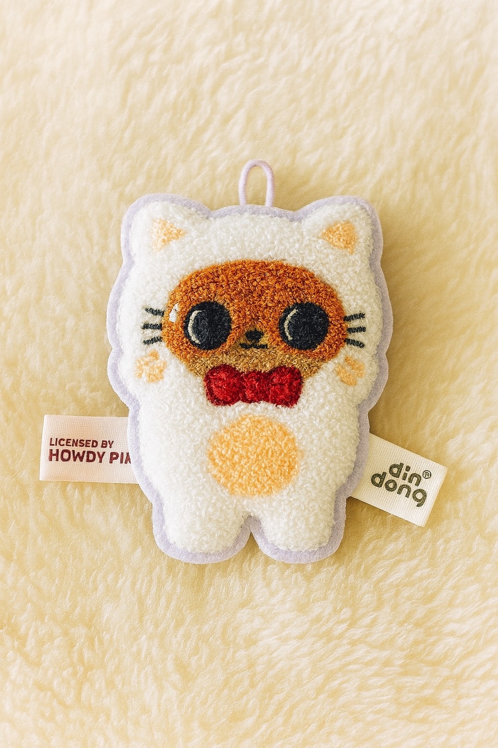 【DinDong】癲噹貓 NEKO系列 毛絨卡套行李吊牌