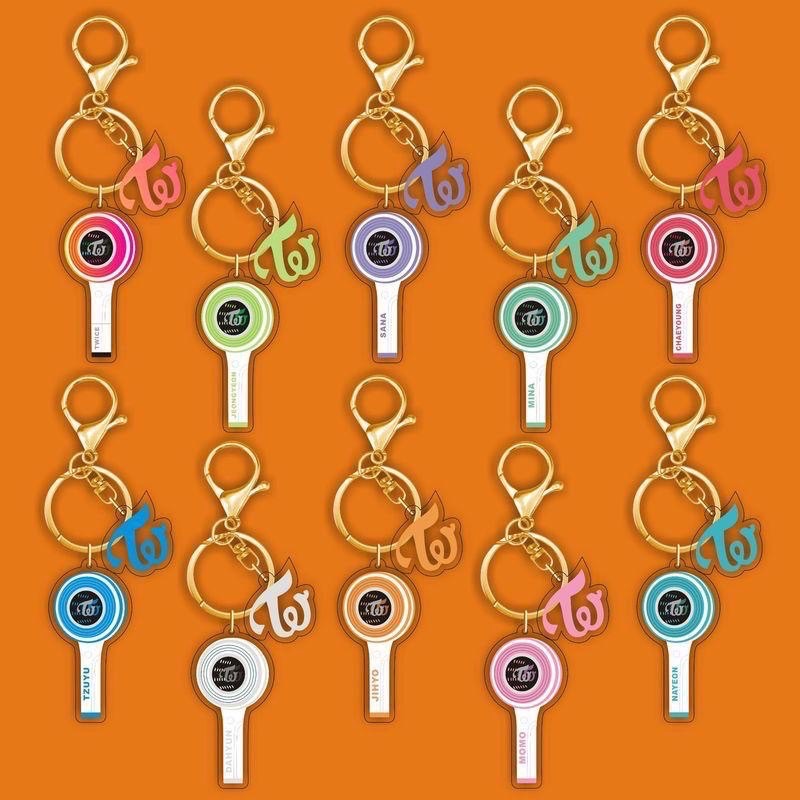 ＜TWICE＞ 三代 Candy Bong 造型壓克力鑰匙圈