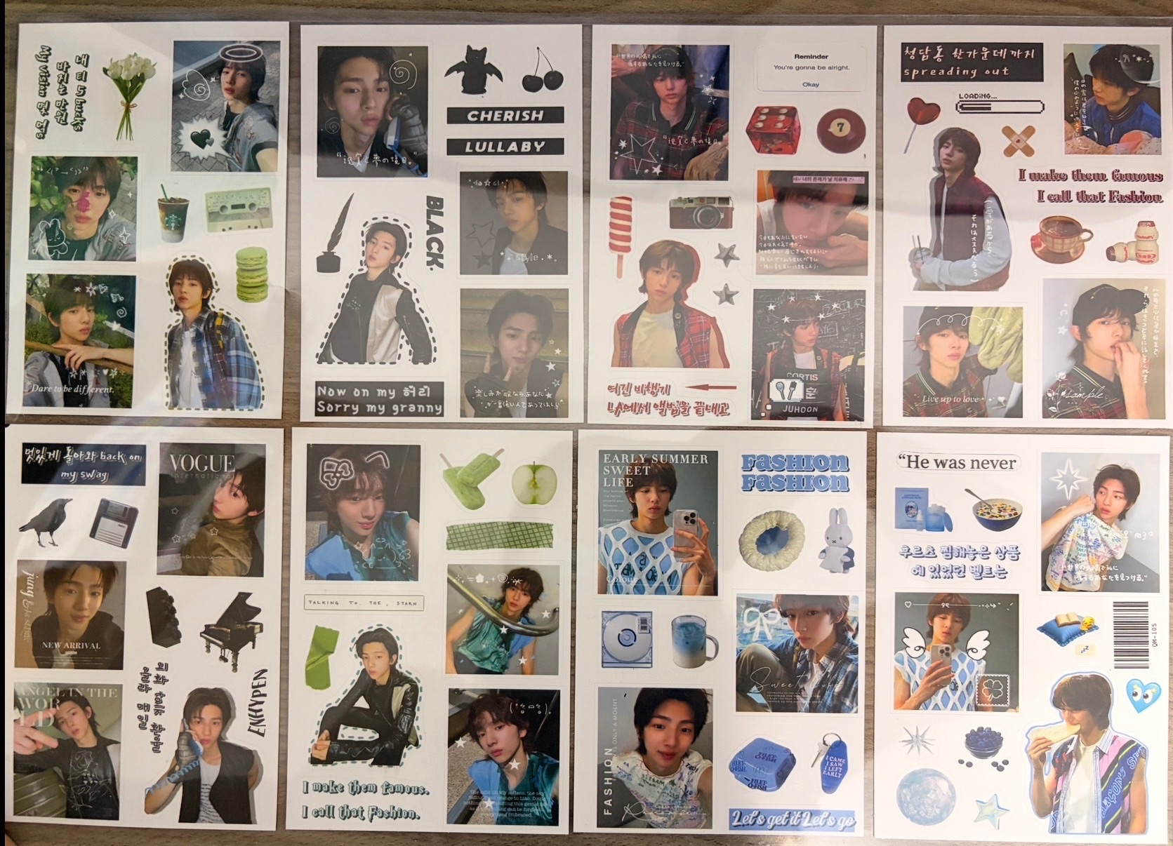 （現貨）CORTIS 隨處可貼簡約塗鴨個人貼紙 防水