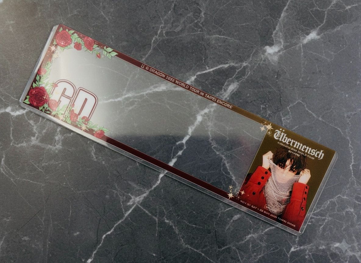 ［G-DRAGON］台北安可場-玫瑰主題 壓克力票夾