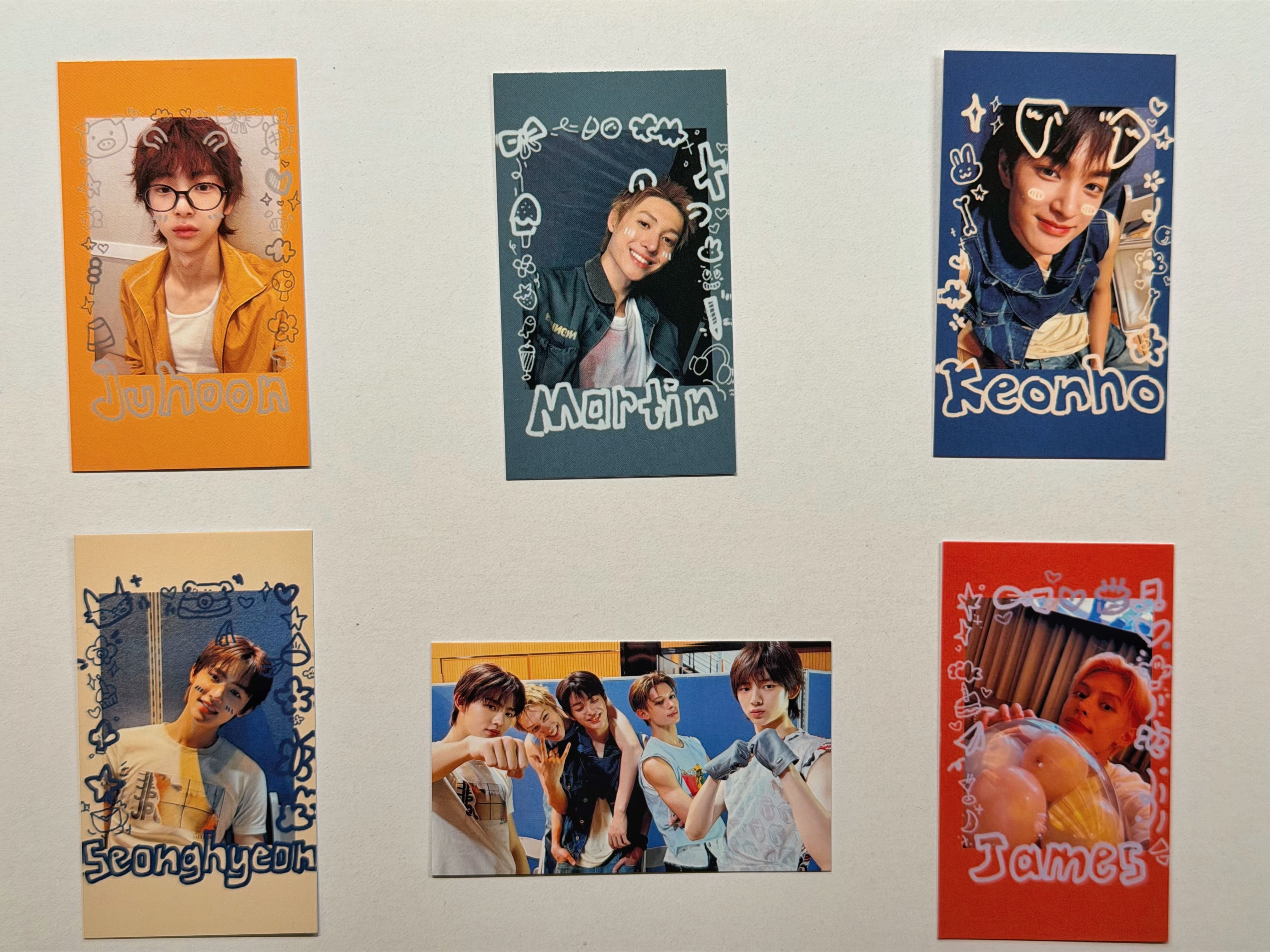 CORTIS - 飯製拍立得照型人物卡