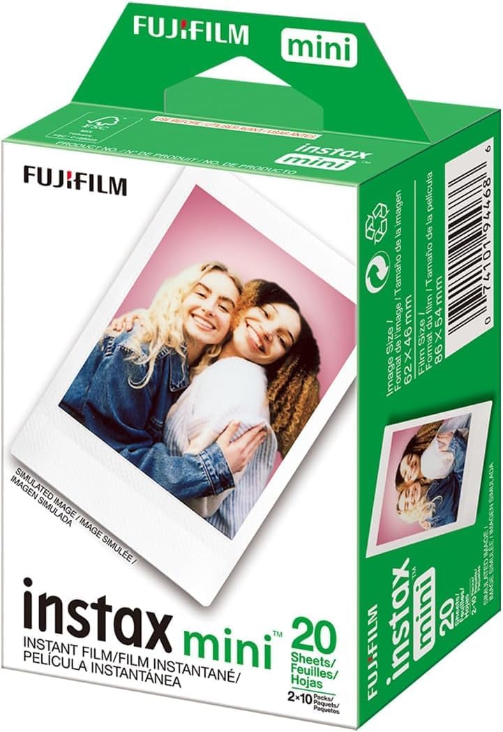 FUJIFILM INSTAX MINI 空白底片 20張一盒
