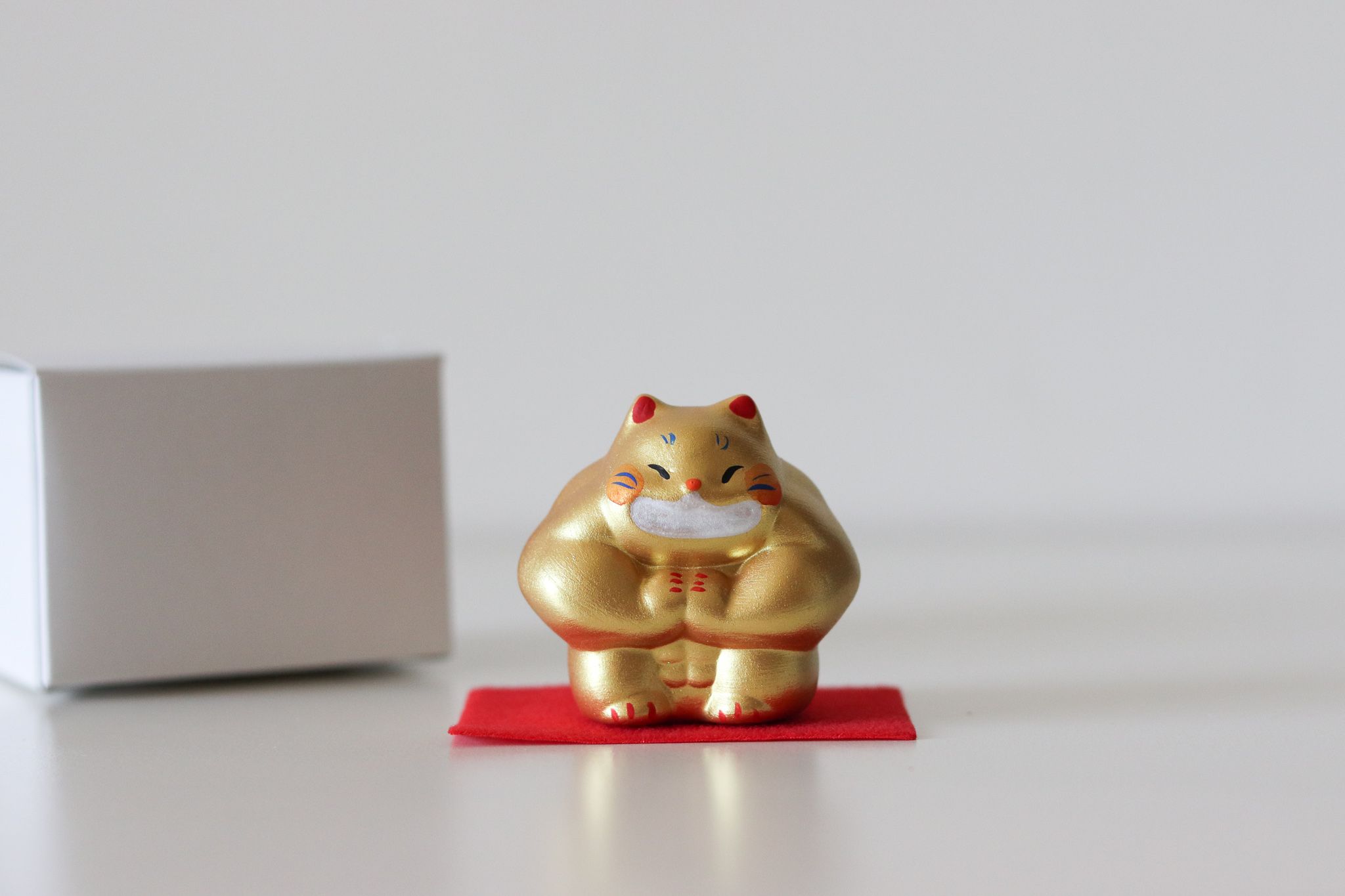 【Yourtableware】日本 龍虎堂 剛腕 招財貓（小/露齒笑）