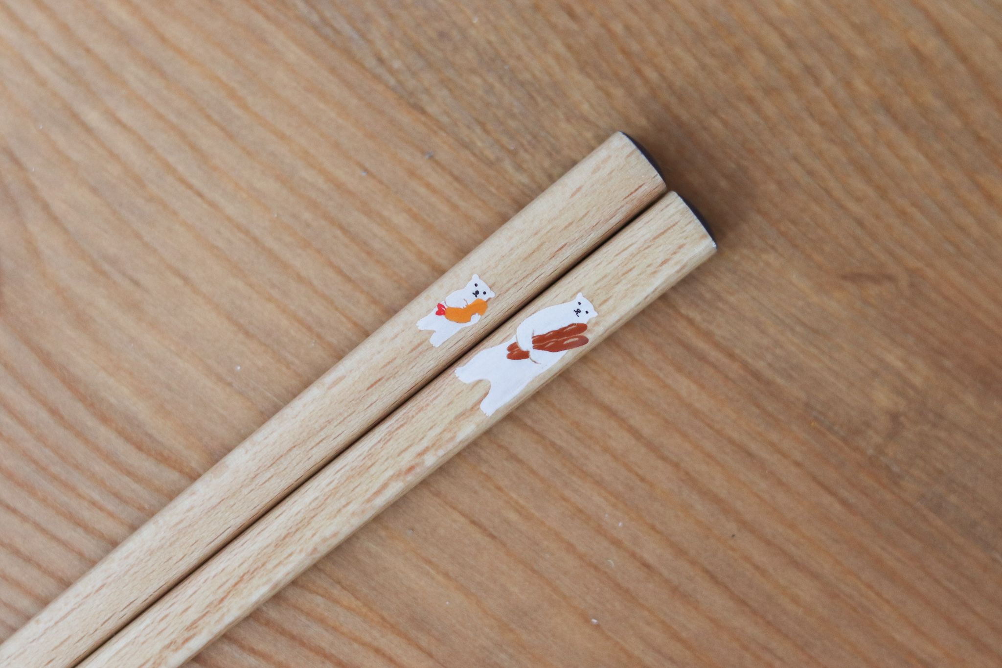 【Yourtableware】日本 北極熊親子 筷子