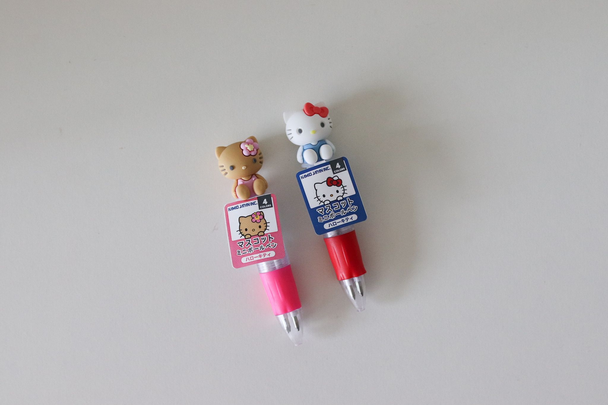 Sanrio 三麗鷗 日本限定 Hello Kitty / 曬黑Hello Kitty 四色原子筆