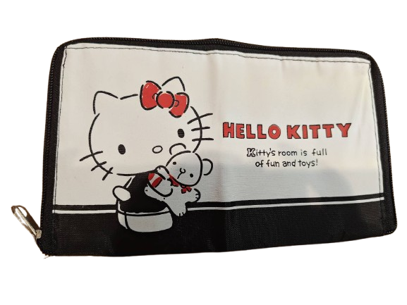 Sanrio三麗歐-Hello Kitty皮夾式折疊購物袋