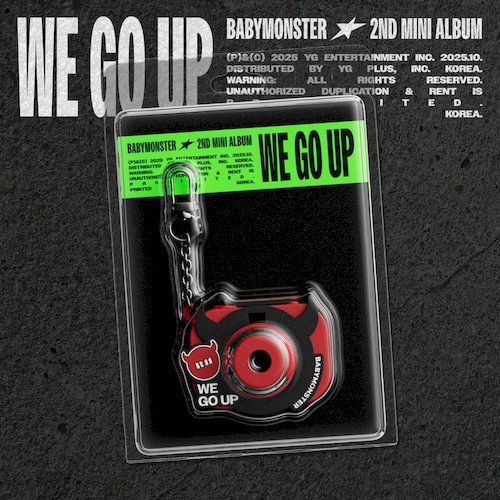 BABYMONSTER 第二張迷你專輯「WE GO UP（MINI BEAM KEYRING Ver.）」（韓國進口版）