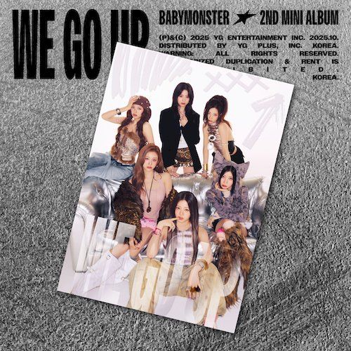 BABYMONSTER 第二張迷你專輯「WE GO UP（POSTCARD Ver.）」（韓國進口版）