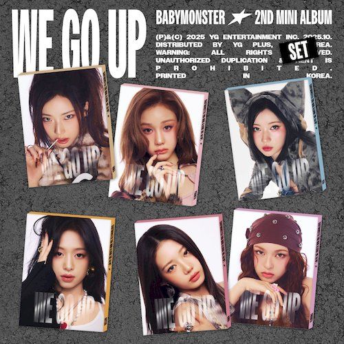 BABYMONSTER （隨機版）第二張迷你專輯「WE GO UP（PATTERN Ver.）」（韓國進口版）