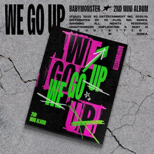 BABYMONSTER （UP版）第二張迷你專輯「WE GO UP」（韓國進口版）