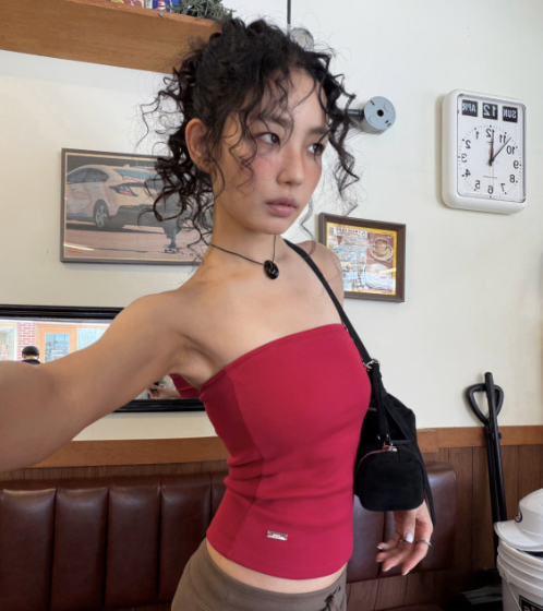verish 平口BRA TOP COTTON TUBE BRA TOP 코튼 튜브 브라탑