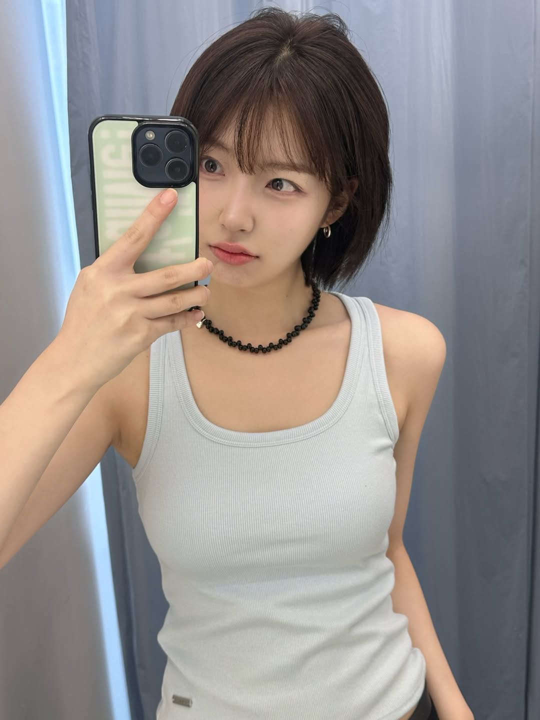 verish 棉質羅紋U領bra top COTTON RIB  U-NECK BRA TOP 코튼 립 U넥 브라탑