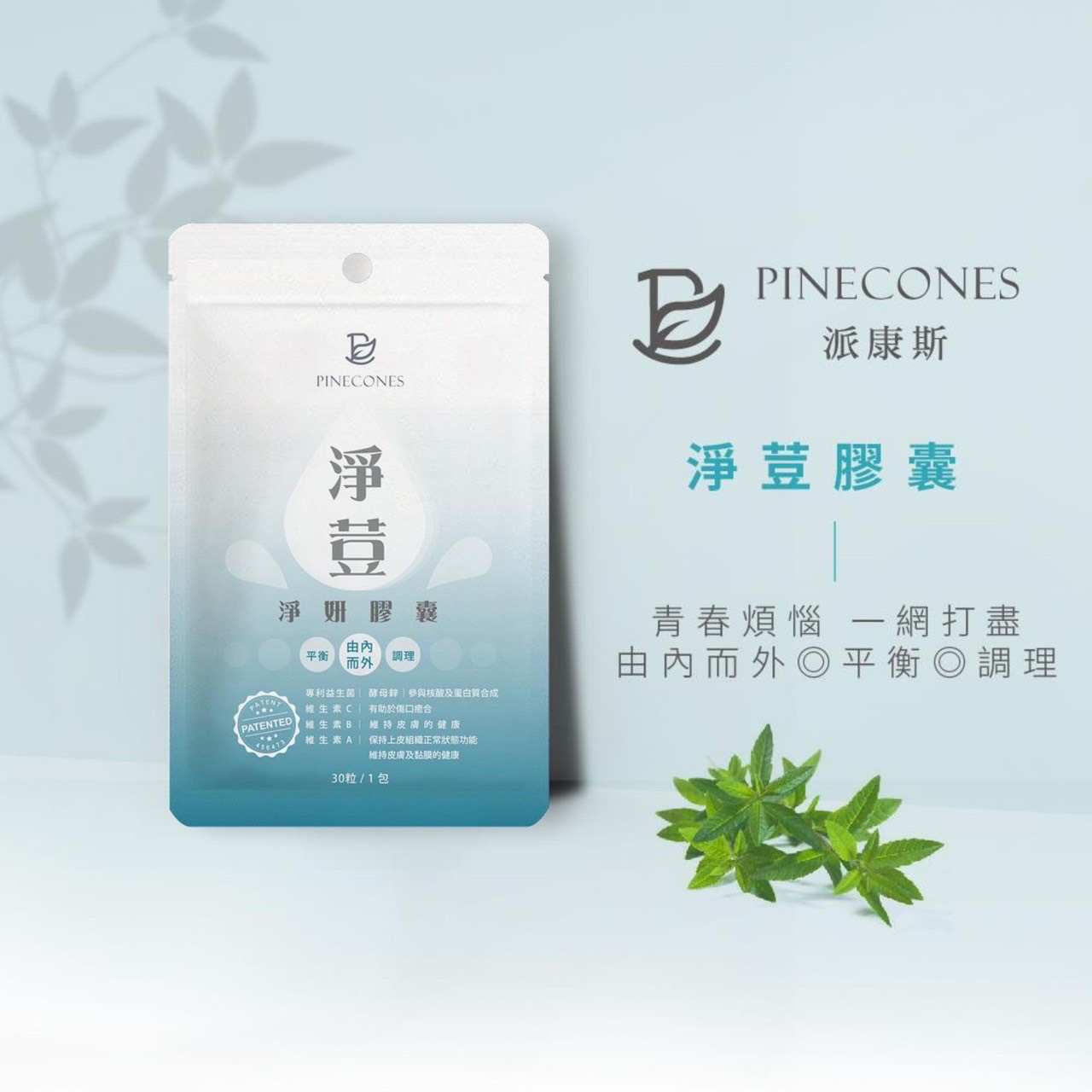 派康斯 凈荳淨妍膠囊 （0.5克X30粒）