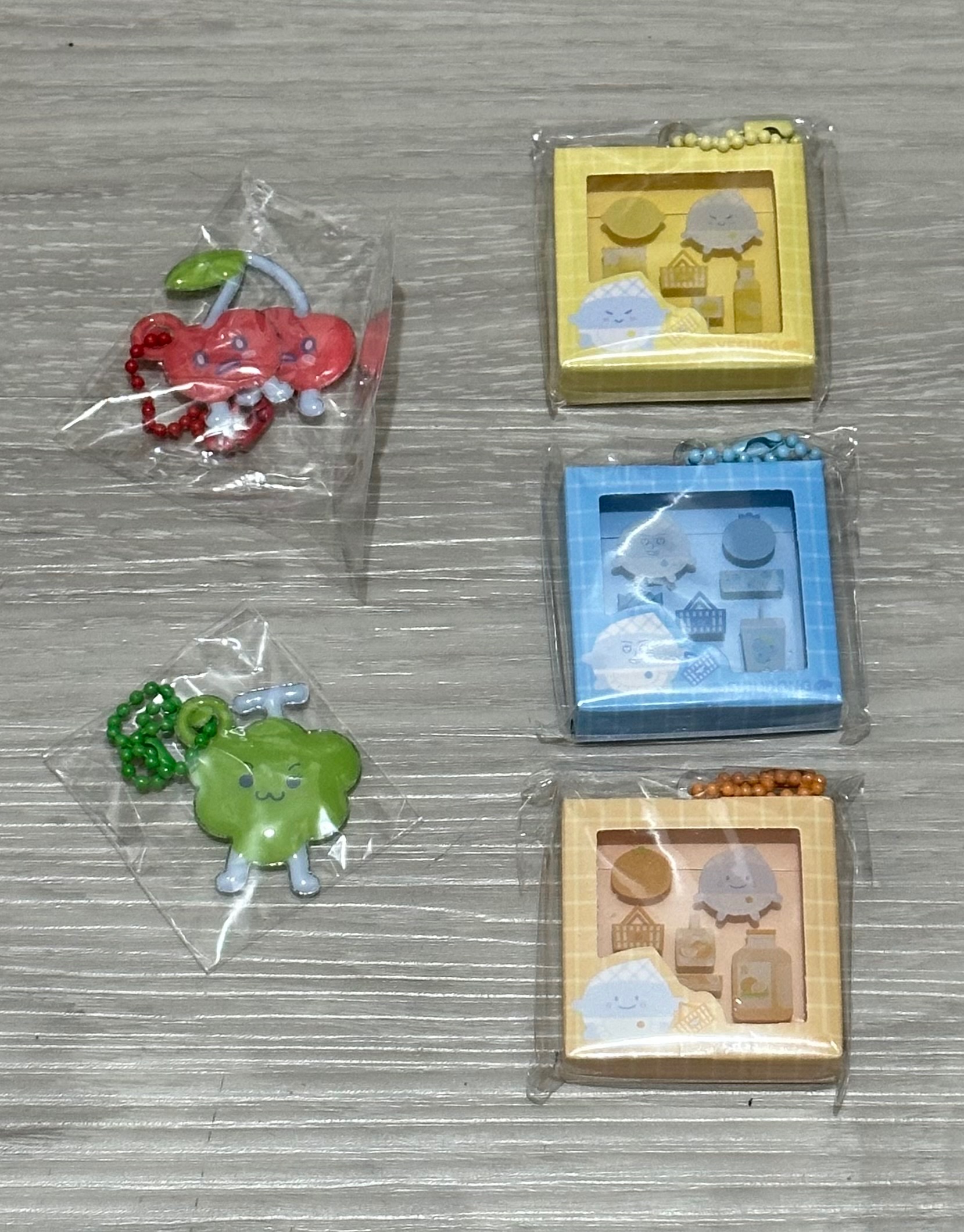 SJ超市水果鑰匙圈