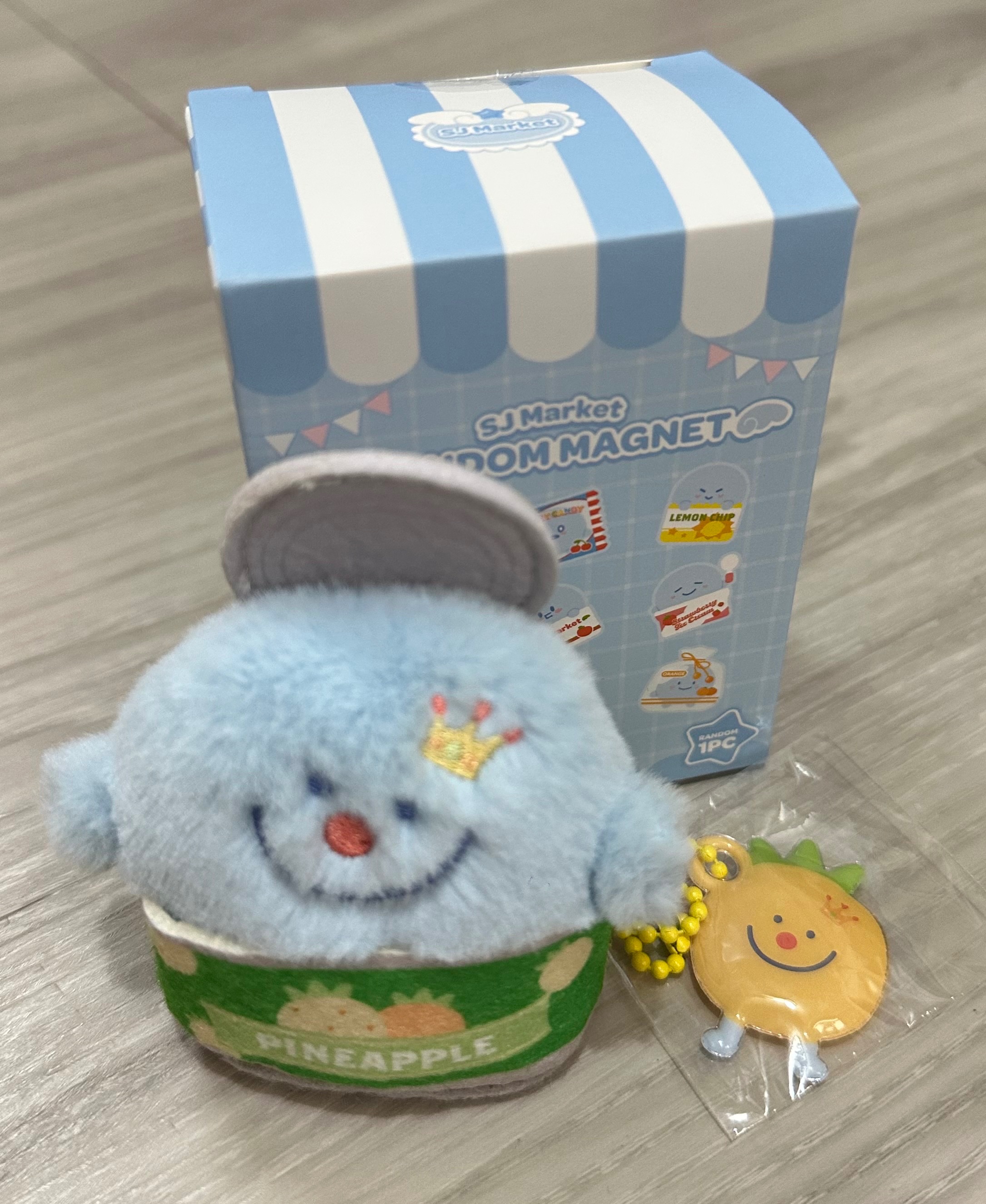 SJ超市磁鐵+水果鑰匙圈