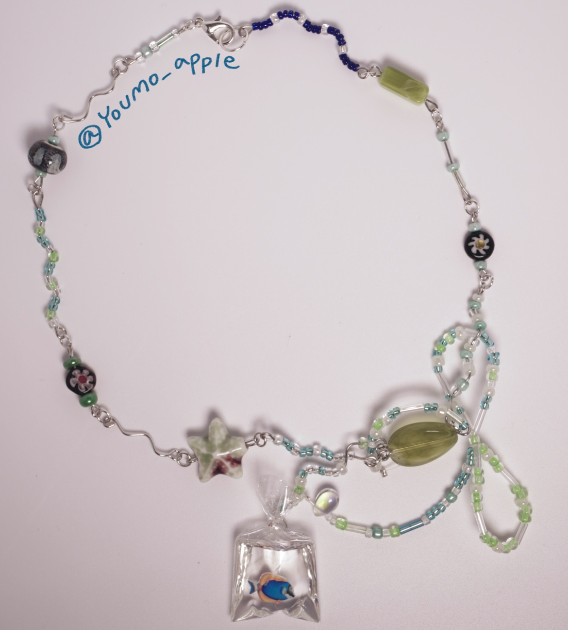 𓆟 ༘₊· 🐠꒱₊˚ Ocean Fish 小魚袋項鍊