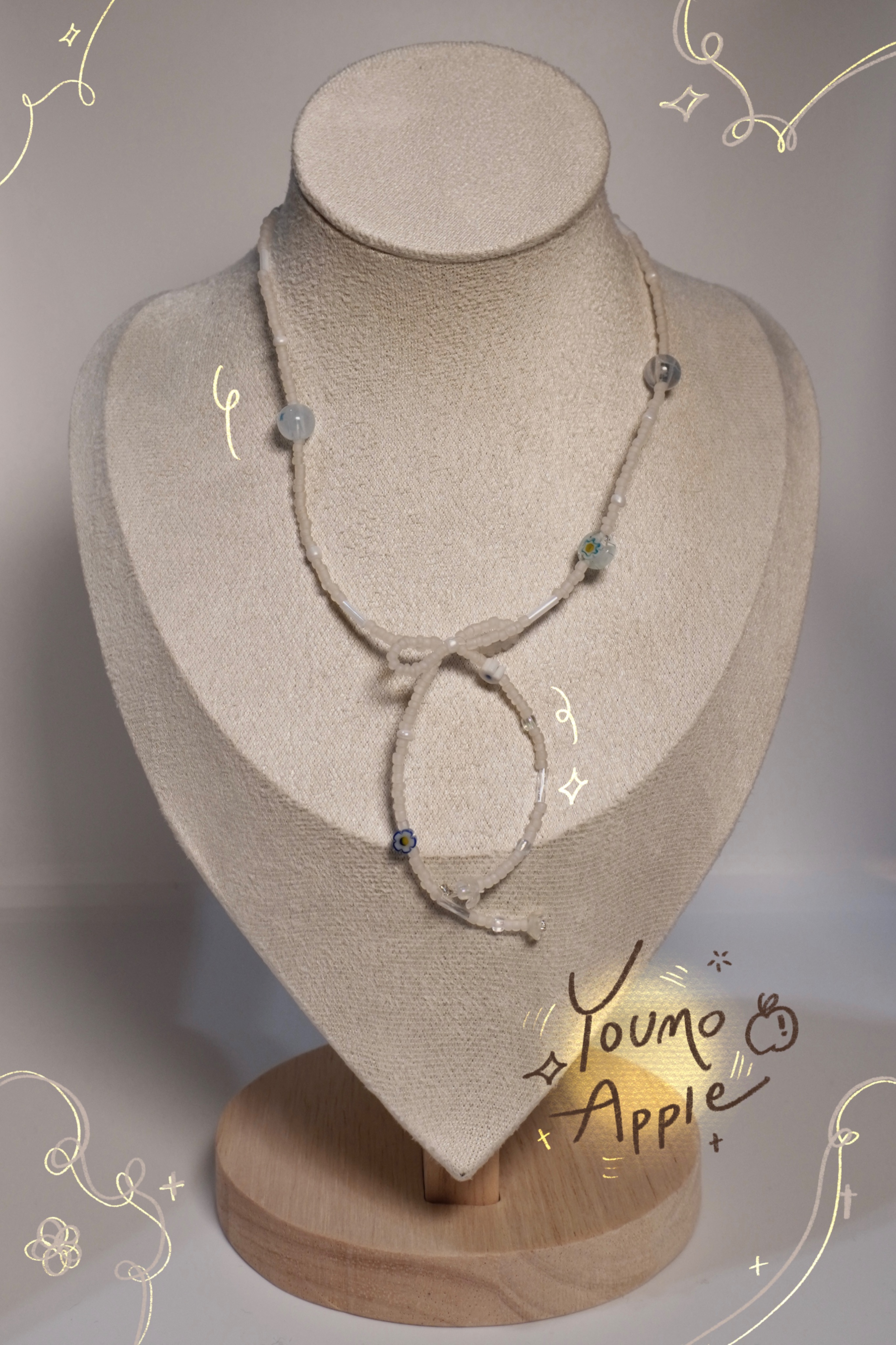 🧴⊹ ᨘ໑. ♡ White Bow 純白蝴蝶結