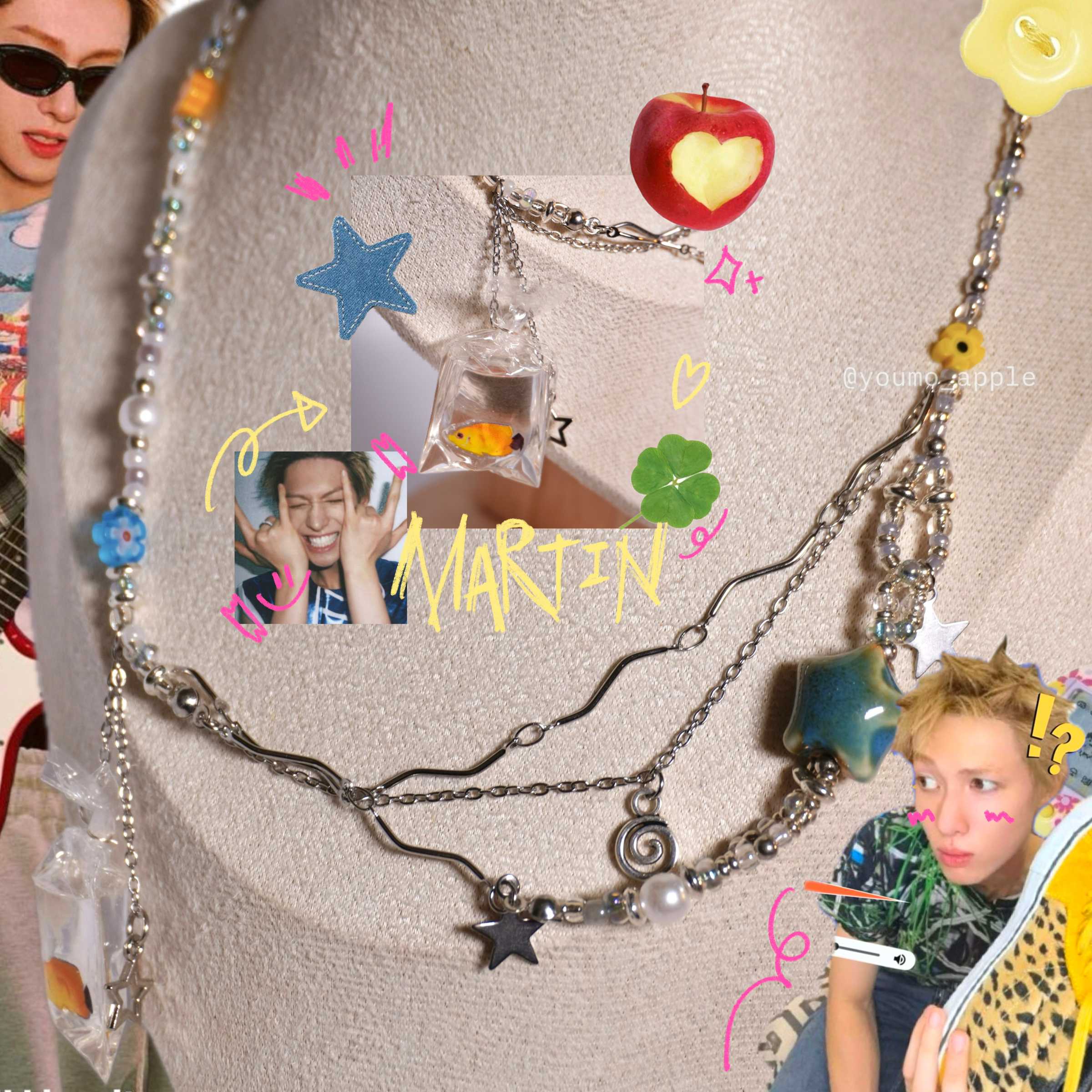 馬丁寶元素項鍊꙳⸌𖤐⸍꙳