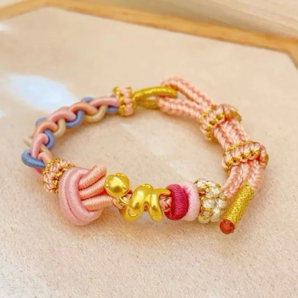儒家寶寶👶🏻彌月金飾 黃金手繩/純金9999 蛇 捲捲蛇 愛心 小花 古錢 重量 編織手繩/手鍊 生肖 彌月滿月禮