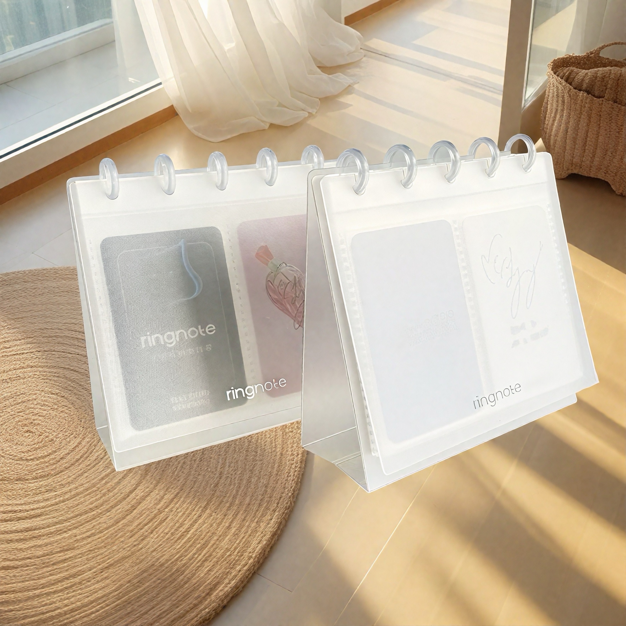 𝑥𝑒𝑛𝑜𝑧 透明翻頁小卡桌面擺件