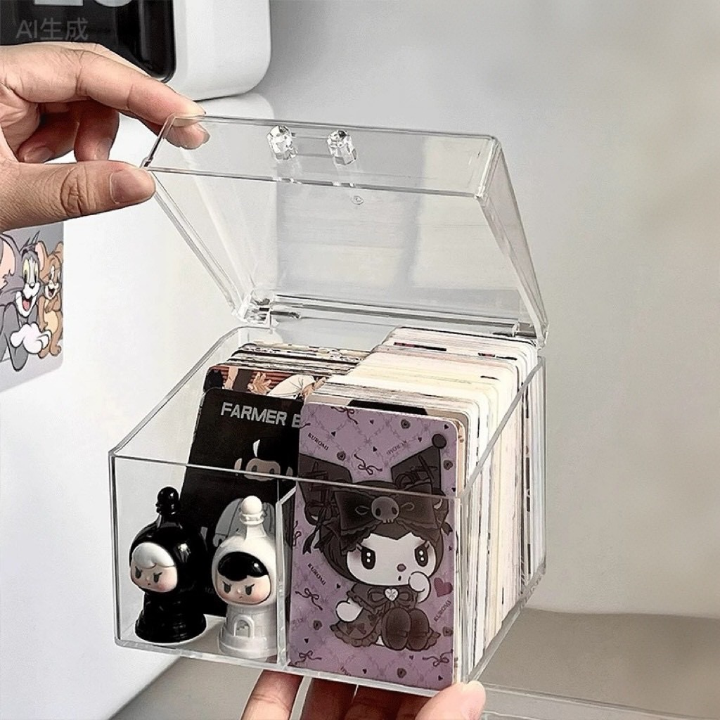 𝑥𝑒𝑛𝑜𝑧小卡透明分格收納盒｜收納盒