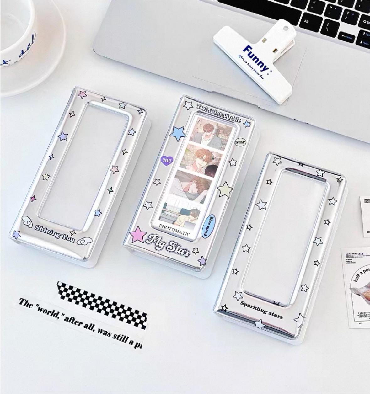 𝑥𝑒𝑛𝑜𝑧 銀色亮面人生四格卡冊｜卡冊