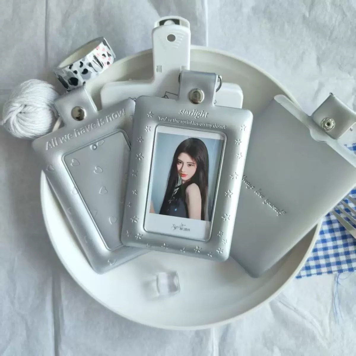 𝑥𝑒𝑛𝑜𝑧 銀色皮質卡套