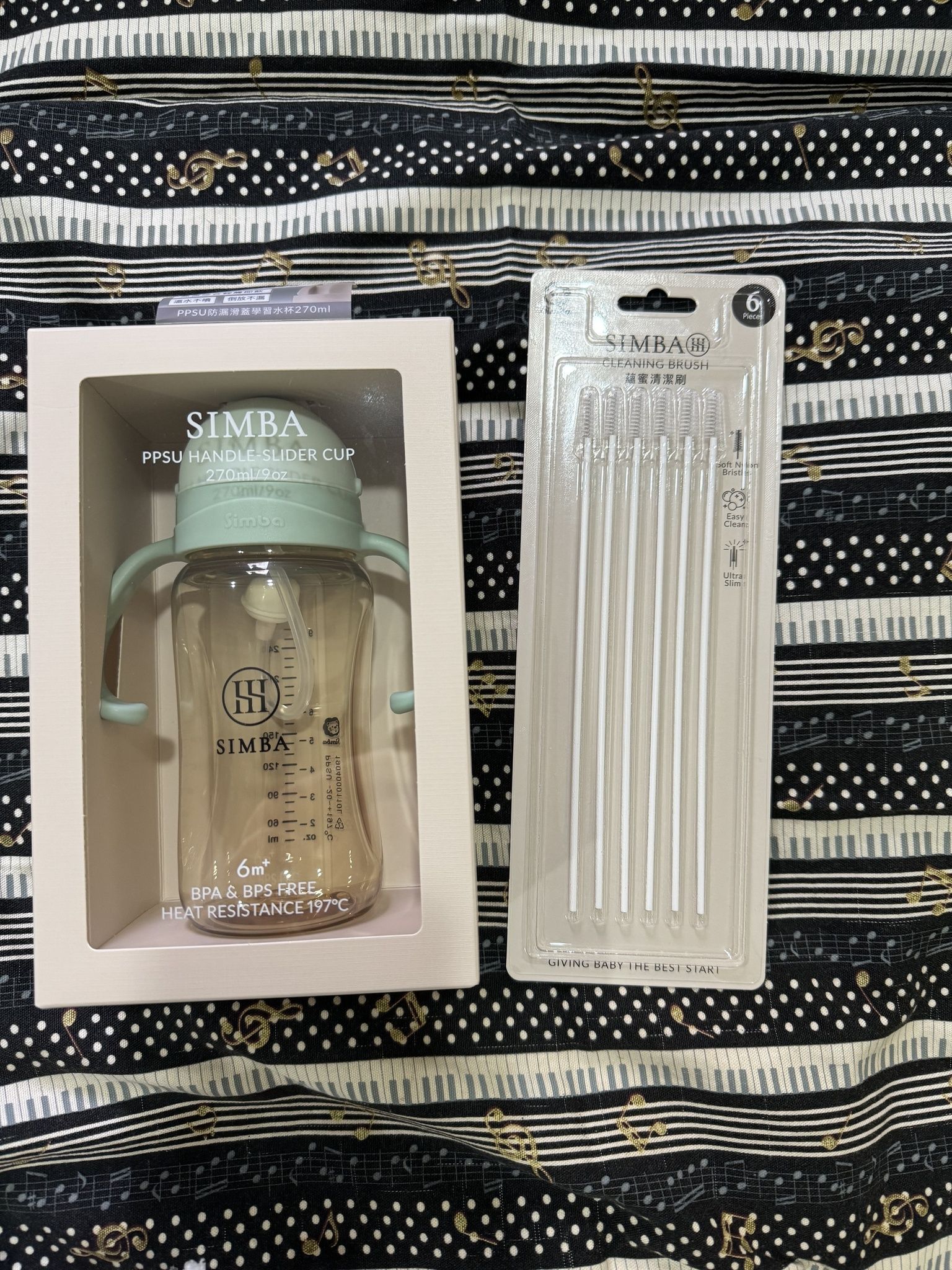 Simba 小獅王 蘊蜜鉑金PPSU防漏滑蓋學習水杯270ml（綠沐）