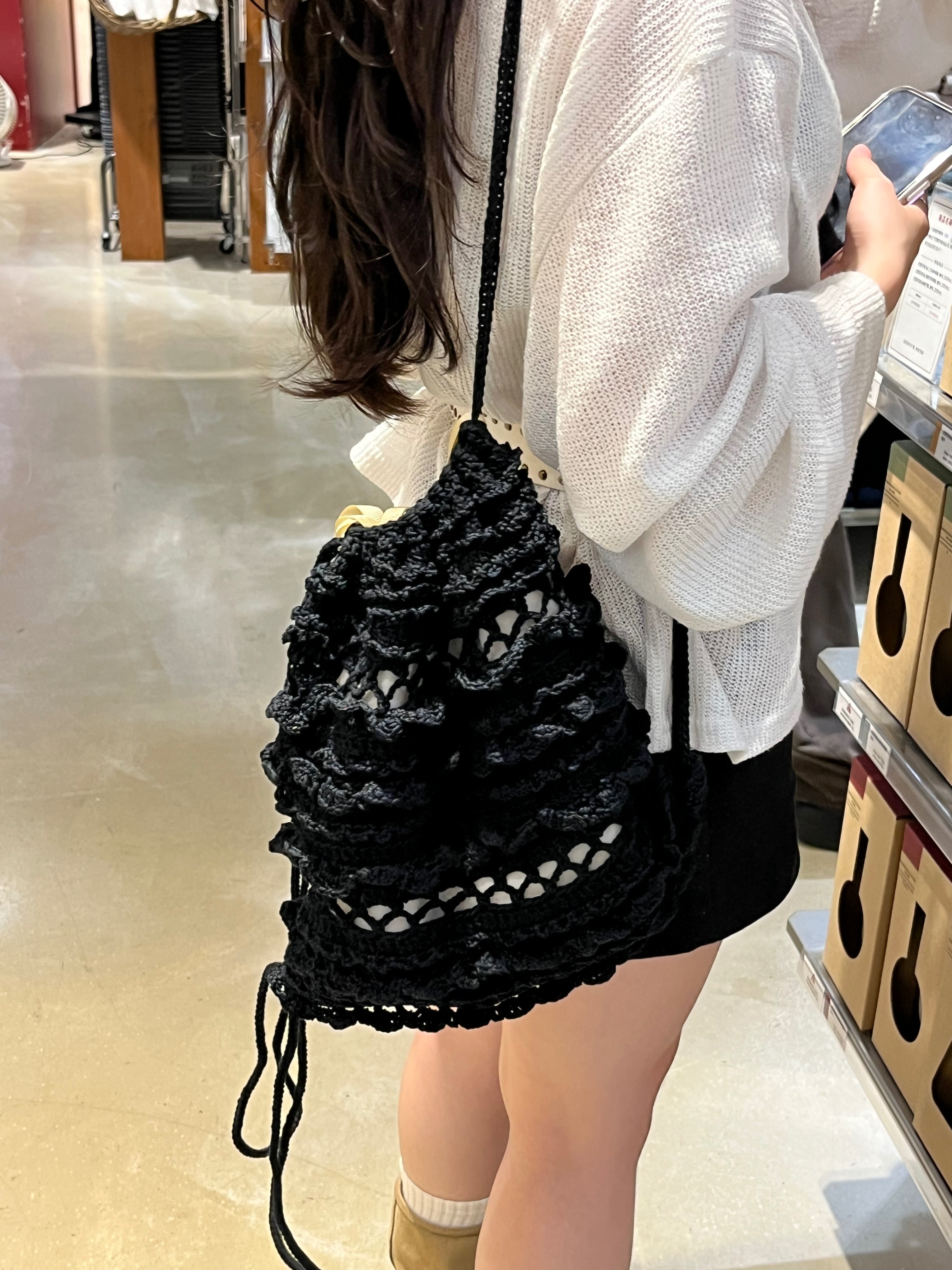 黑色芭蕾裙擺·束口包🖤