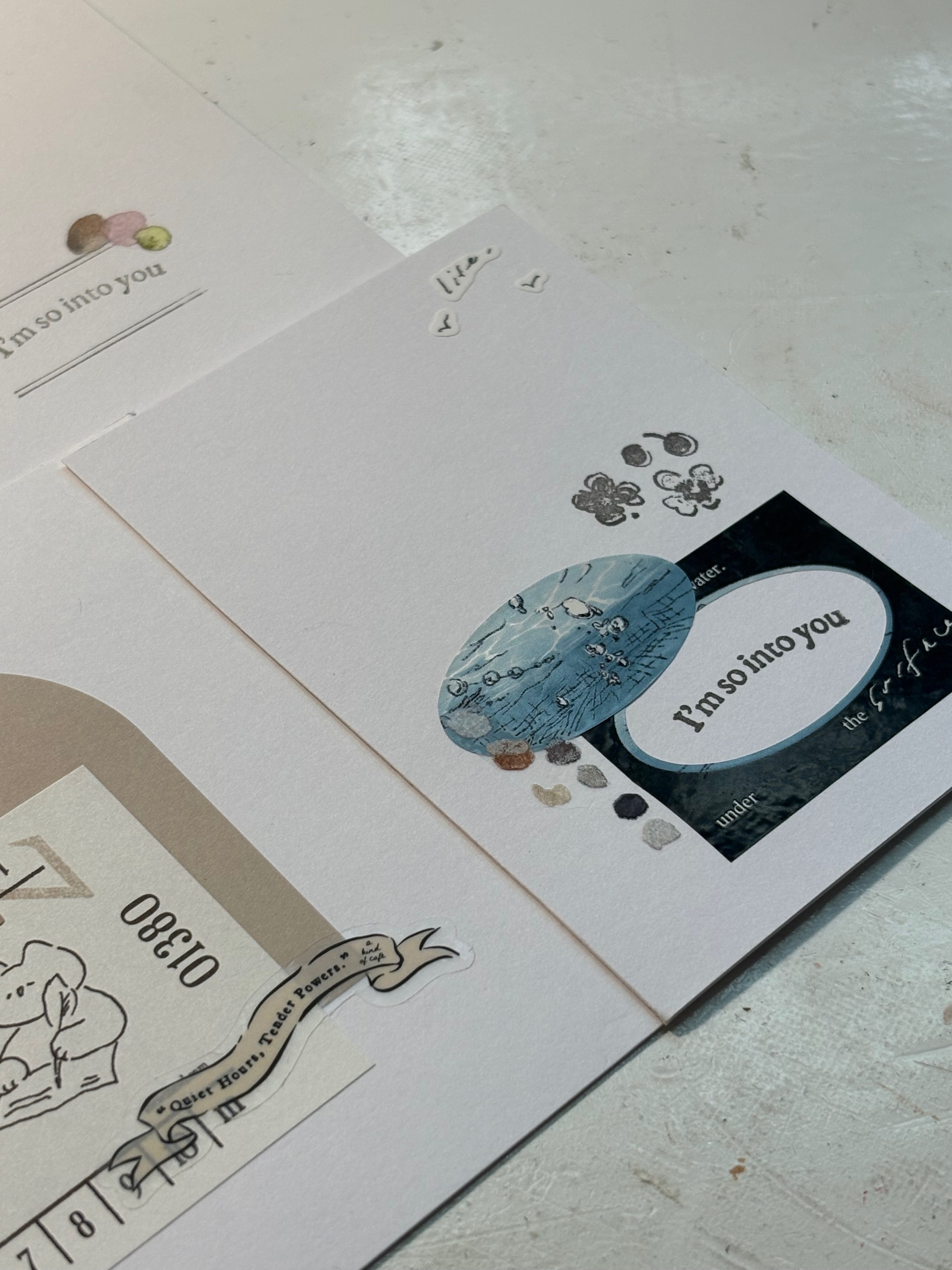 暖心自製拼貼小卡 ⋆˚𝜗𝜚˚⋆