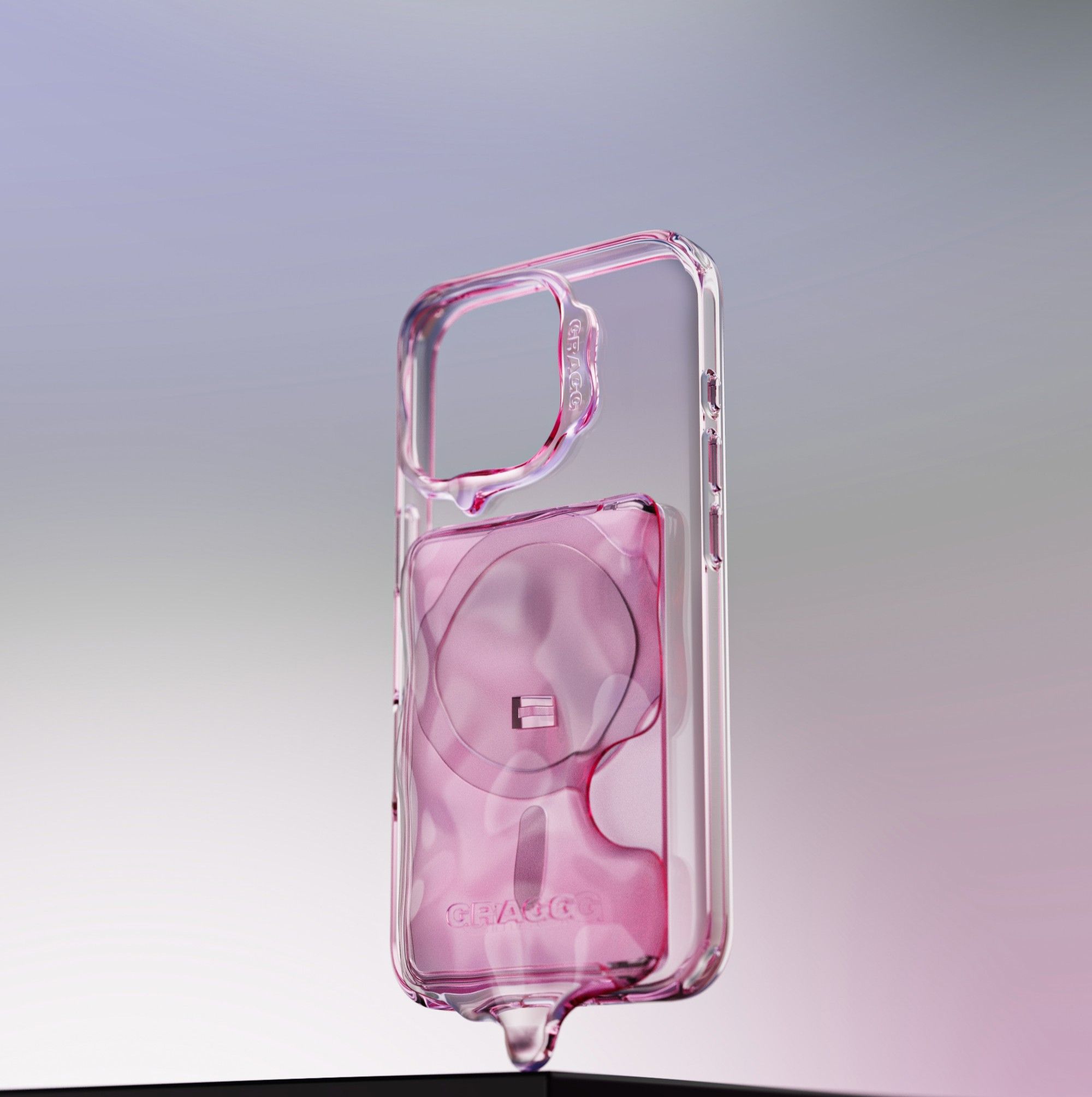 📍Chilling Bubble | GRAGG 融化冰淇淋磁吸卡夾 （Magsafe）iPhone 韓國品牌代購