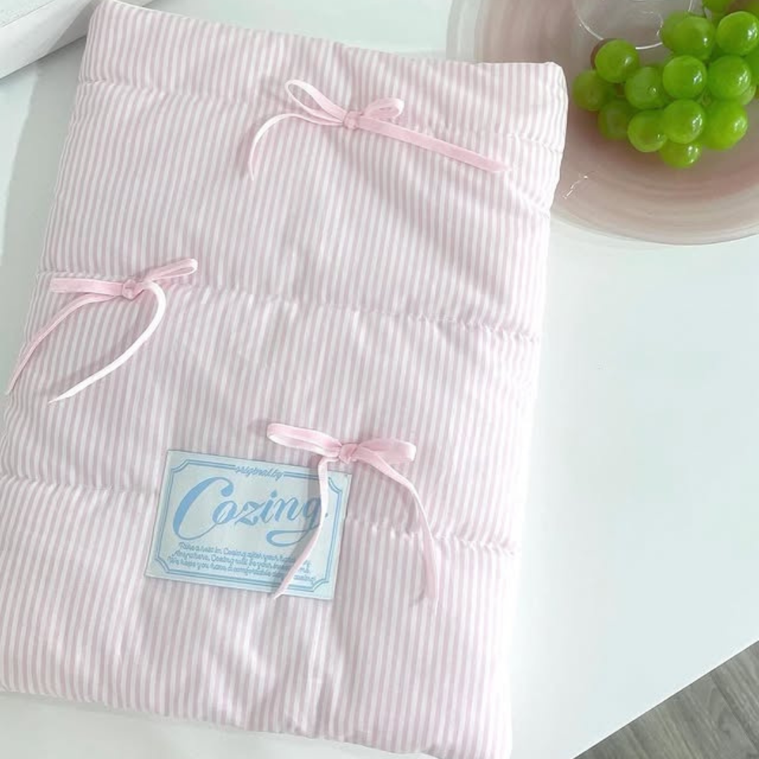 📍Chilling Bubble | COZING 蝴蝶結枕頭電腦包/平板包 韓國品牌代購