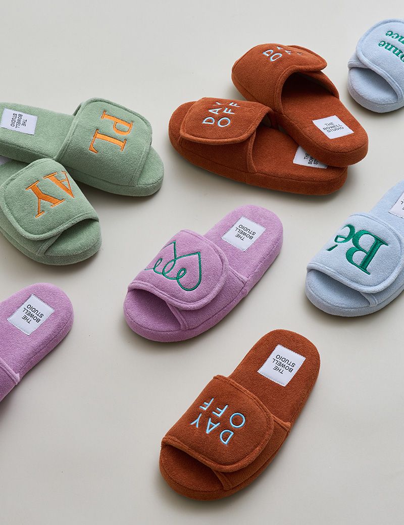 📍Chilling Bubble | BO WELL 魔鬼氈記憶海綿毛巾布居家室內拖 韓國品牌代購