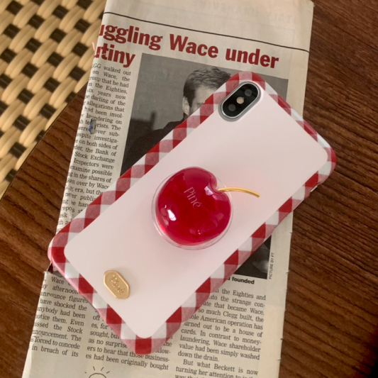 📍Chilling Bubble | Pine 手機支架 磁吸 韓國品牌代購 櫻桃 鬱金香