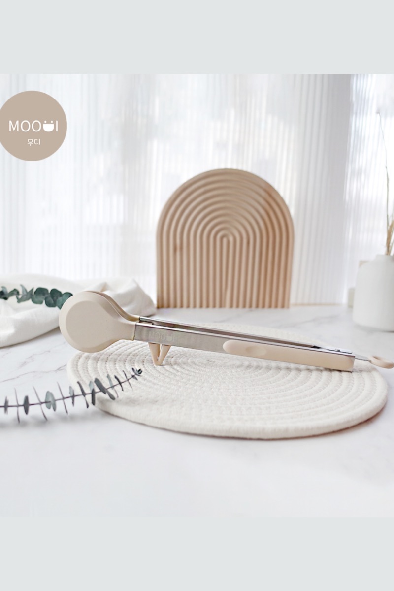 MOODI｜萬用不沾桌料理夾 奶茶可可