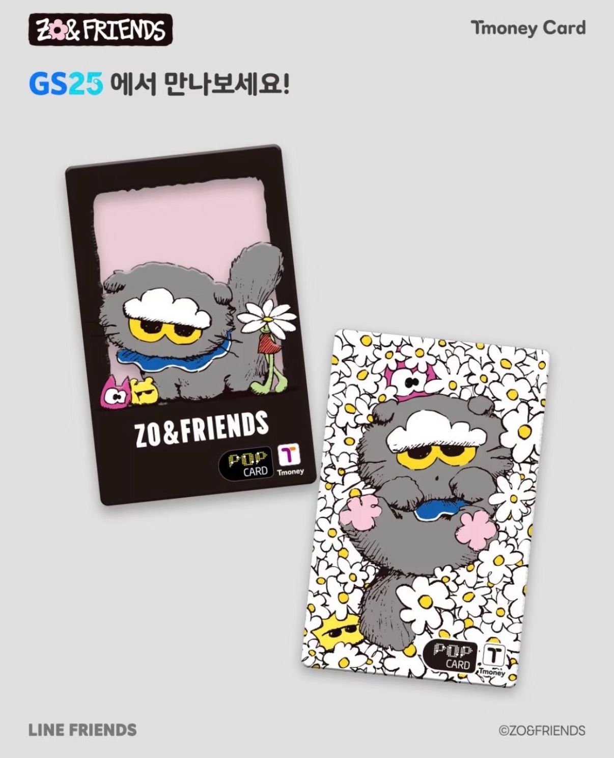 GD Zoa X Tmoney交通卡 GS25通路