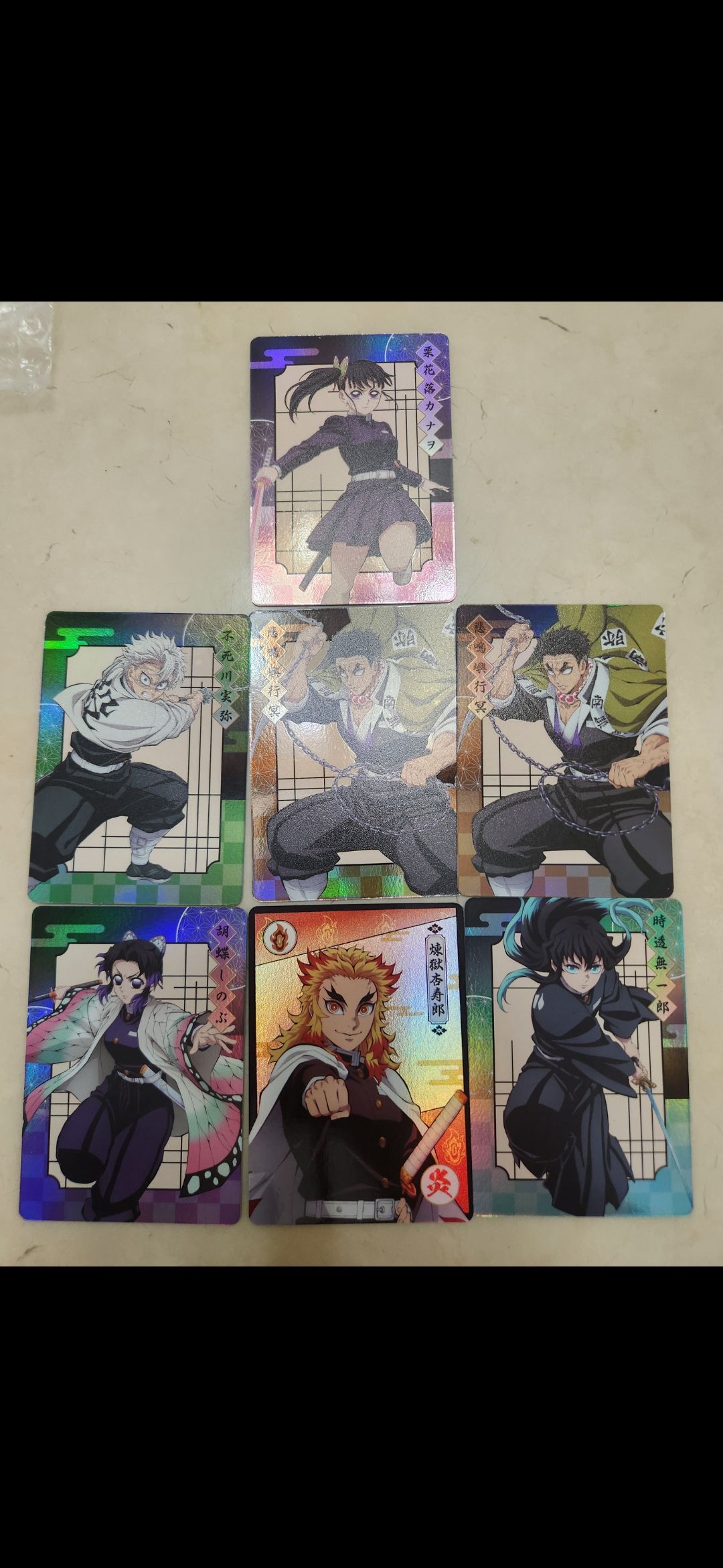 整圖不拆，另加炭治郎，豬豬，善逸，總共10張卡