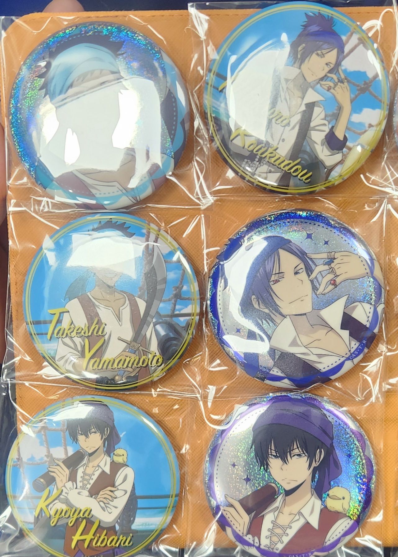 【現貨】家庭教師-角色扮演海盜系列徽章、磁鐵、壓克力吊飾盲包確認款