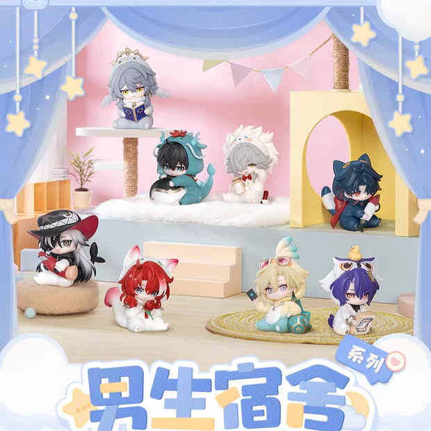 【預購】 崩壞•星穹鐵道-男生宿舍系列盒玩、手機掛飾、方形徽章 （2026.3月發售）