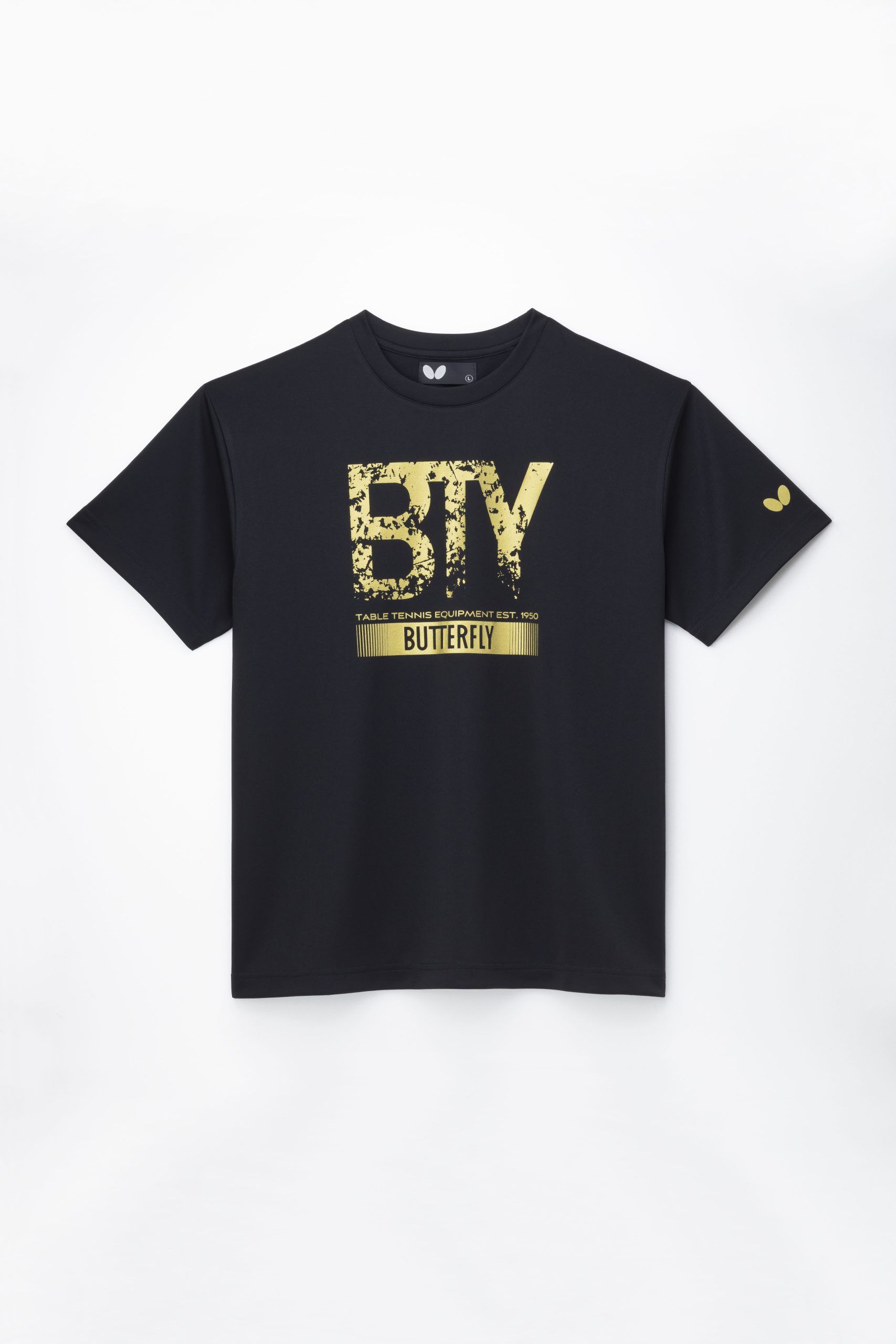 限量蝴蝶T-shirt 金色