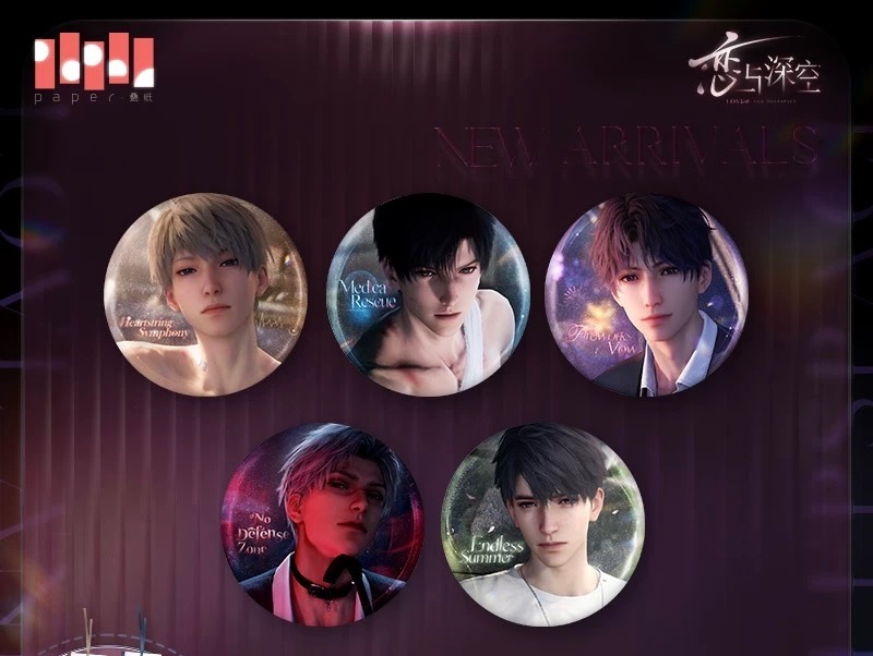 心語輕訴系列馬口鐵徽章