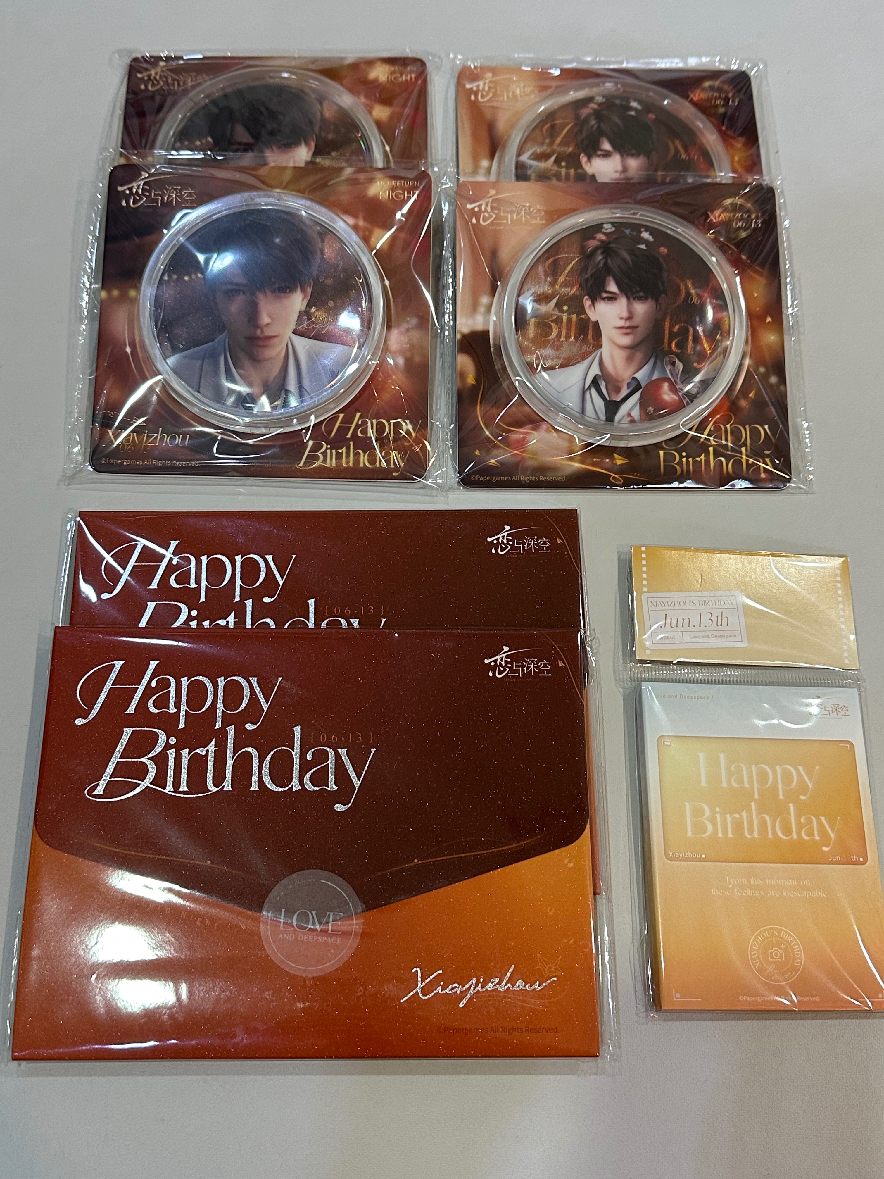 （現貨快速出貨）戀與深空2025夏以晝生日周邊