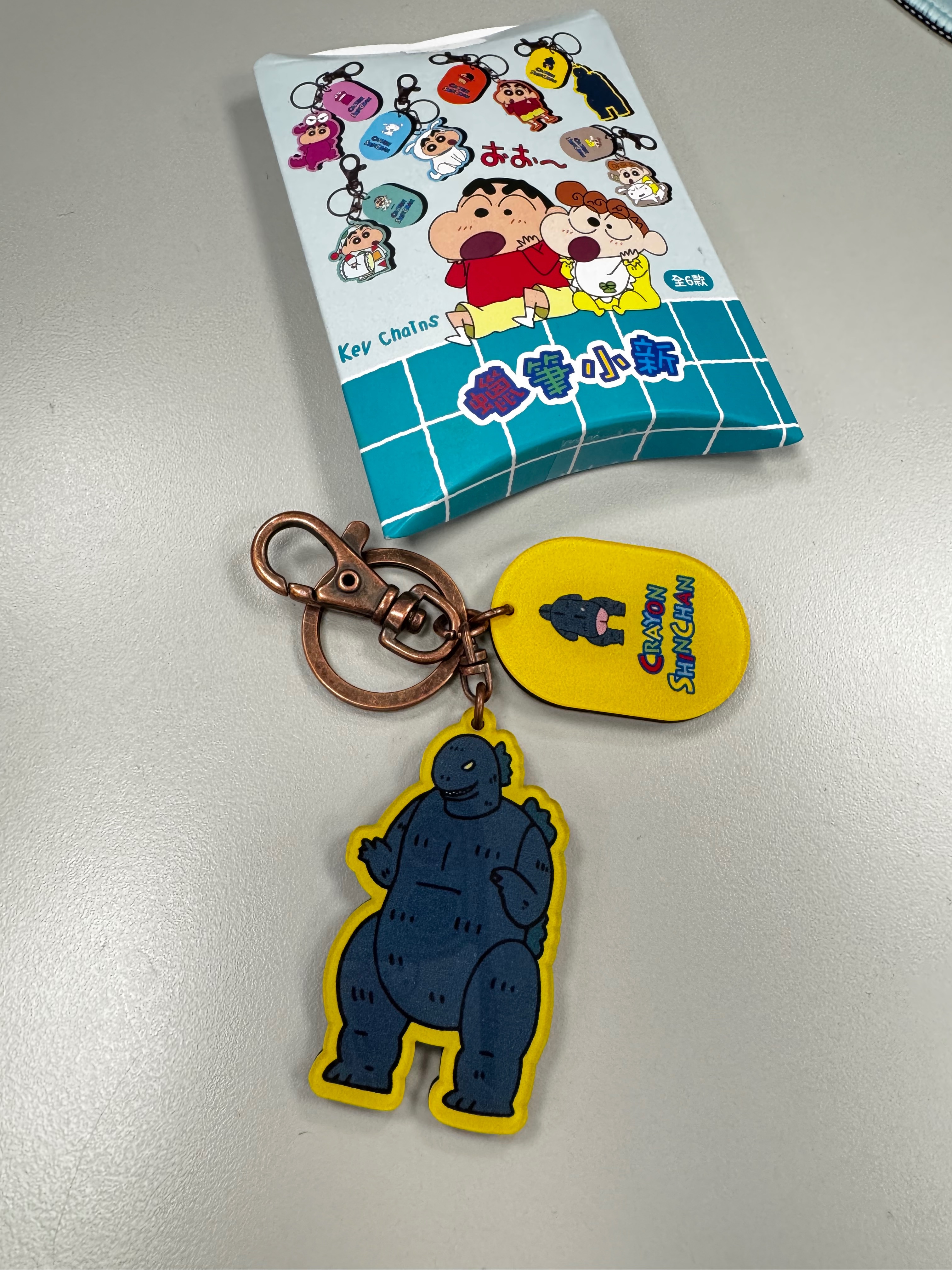 蠟筆小新鑰匙圈盲盒 光屁屁怪獸款