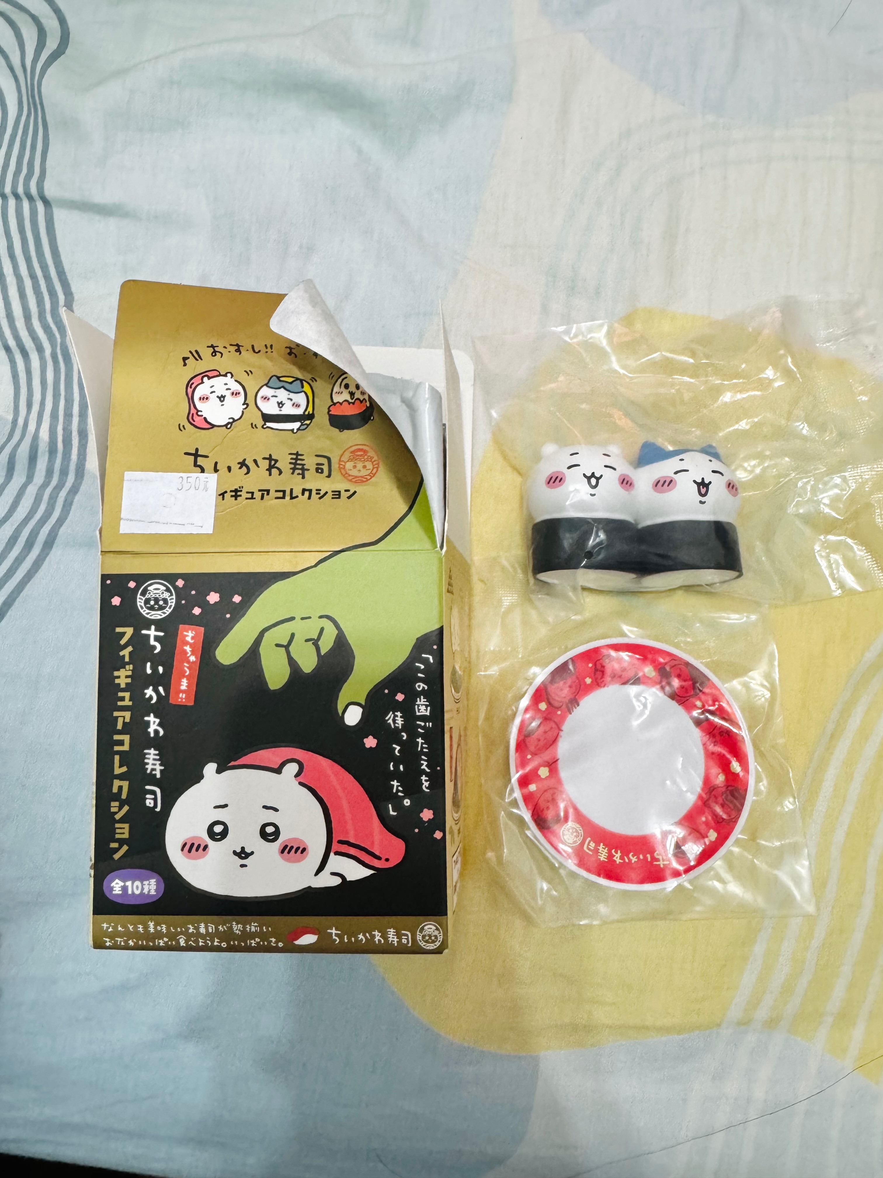 吉伊卡哇盒玩 壽司小八吉伊 海獺師傅甜點 栗子饅頭關東煮