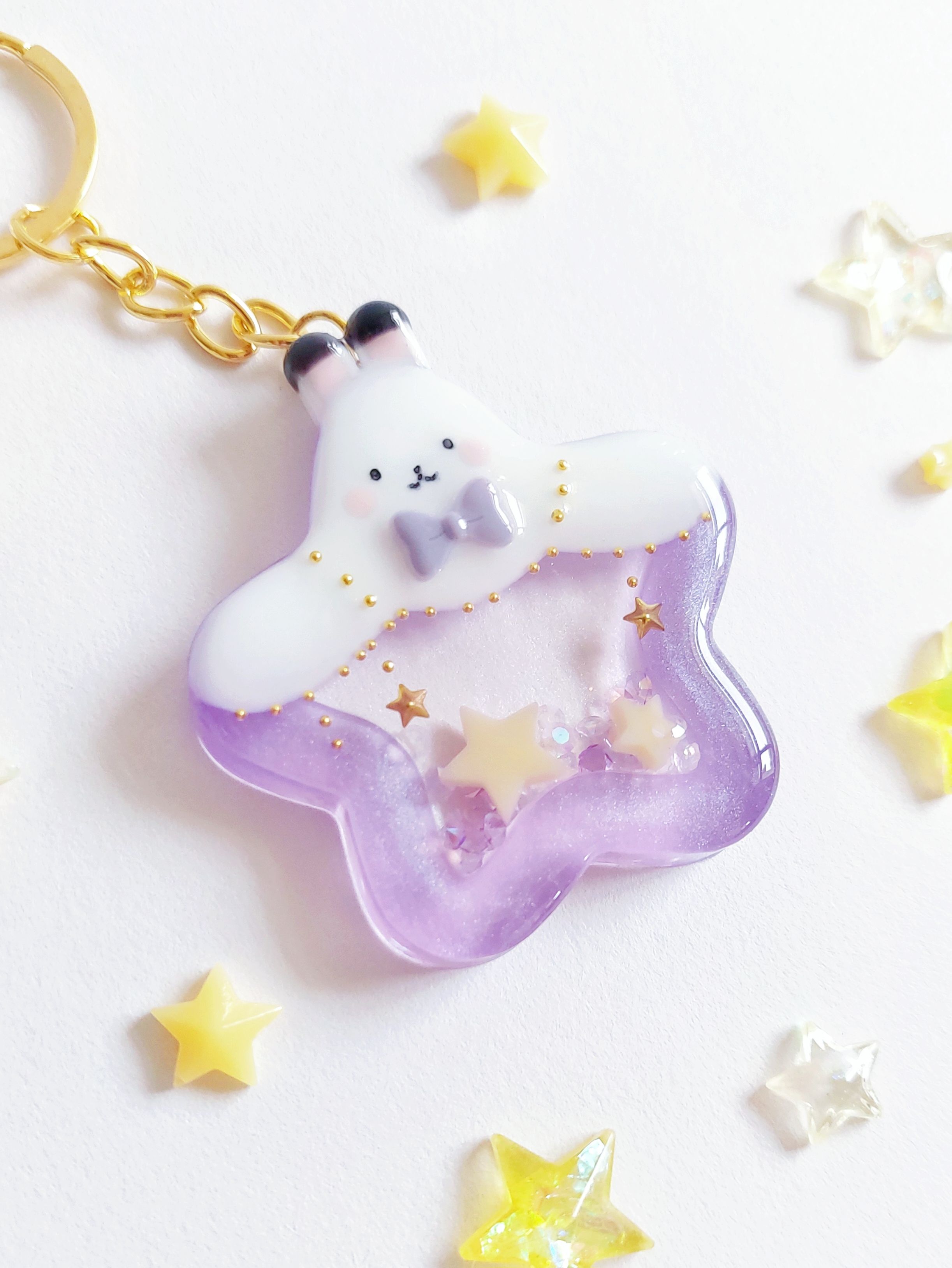 金輝兔星 流沙鑰匙圈