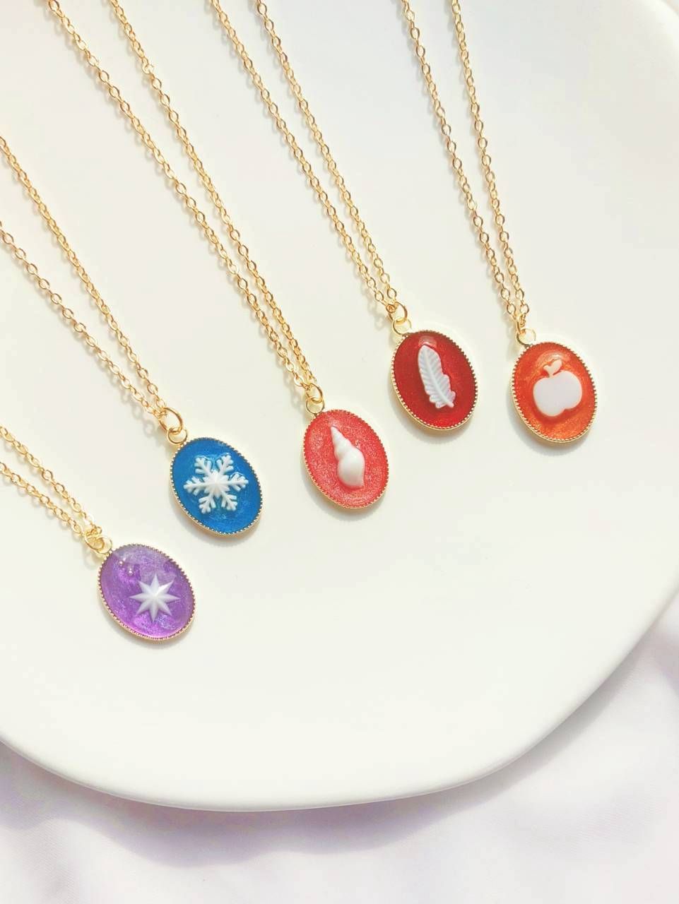 鍍14K金 印象浮雕系列項鍊