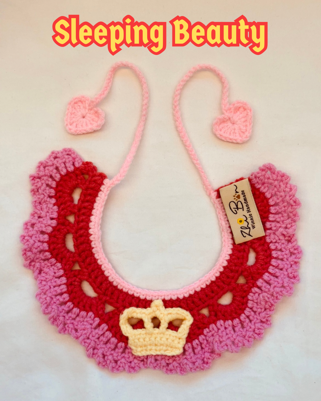 👑 Sleeping Beauty 睡美人 | 鉤針寵物圍脖